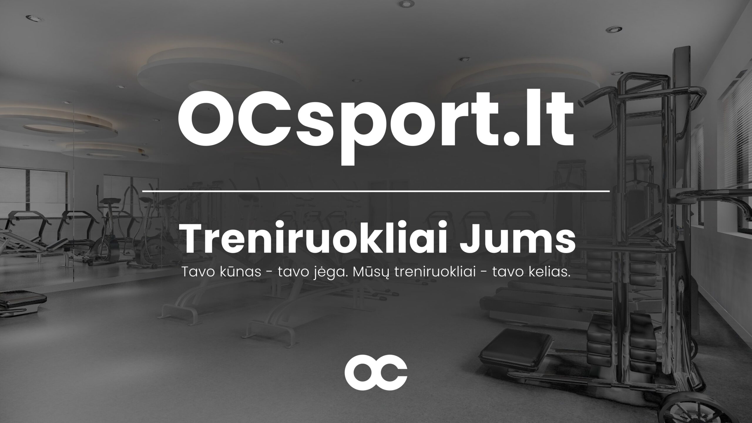 Oc sport treniruokliai jums banner